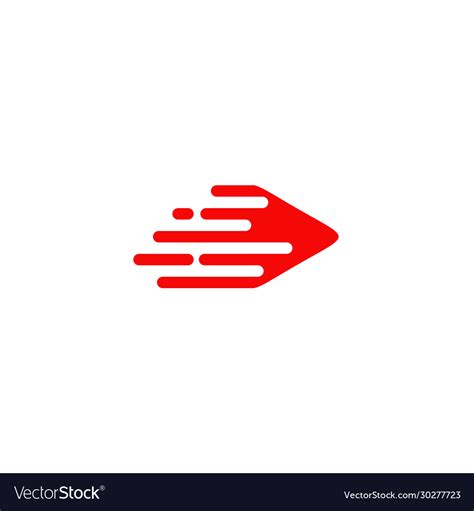 Speed Rapid Icon Logo Design Template Royalty Free Vector