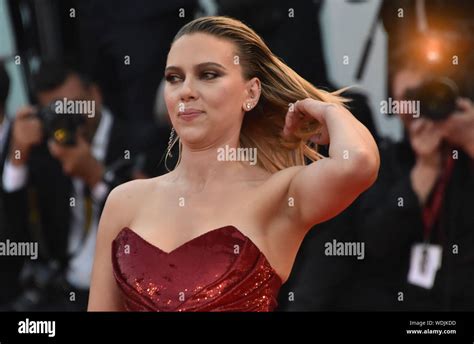 Venice Italy 29th Aug 2019 Scarlett Johansson Walks The Red Carpet