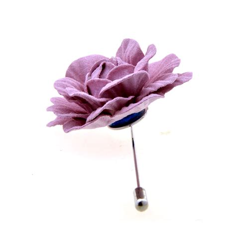 Lapel Pin Flower Purple