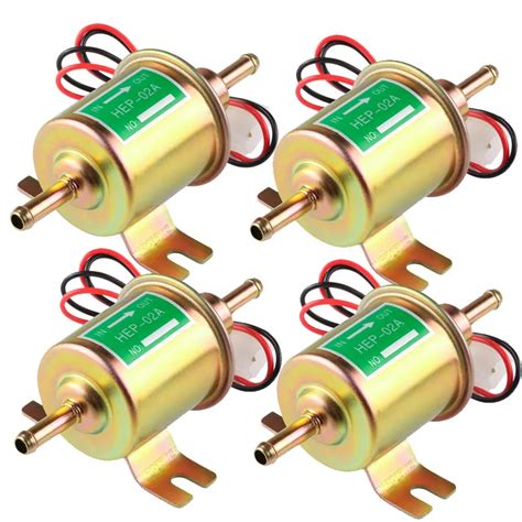 4x New Universal Diesel Petrol Gasoline 12v Car Auto Electric Fuel