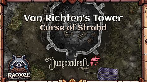 Van Richtens Tower Curse Of Strahd Dungeondraft Timelapse Youtube