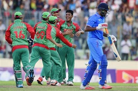 Mustafizurs Six For Helps Bangladesh Crush India Again Rediff Cricket
