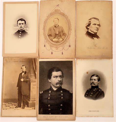 Civil War Cartes De Visite Collection 139261