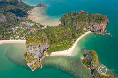 Railay Peninsula From The Air Richard Whitcombe Flickr