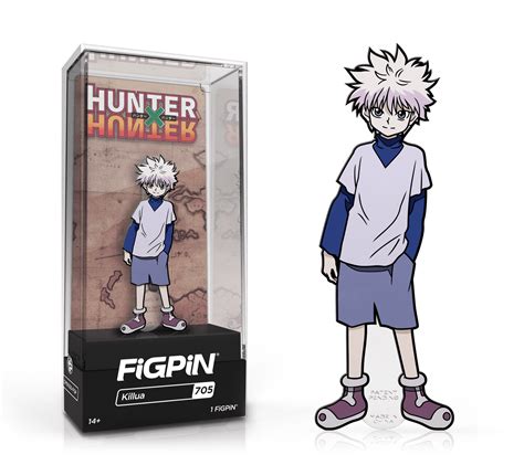 Hunter X Hunter Killua Zoldyck Figpin Classic Enamel Pin Loudpig Anime