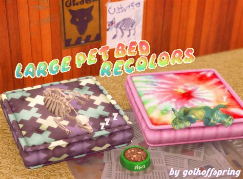 Sims 4 Pets Sims 2 Large Pet Beds All The Mods Tumblr Sims 4 Sims