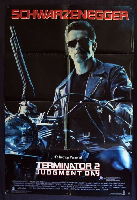 All About Movies Terminator 2 Judgment Day One Sheet Poster Original