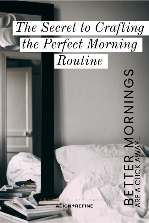 Align And Refine Morning Routine Habit Formation Morning Workout