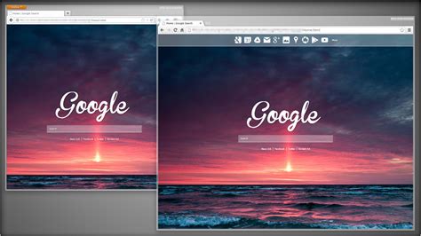Google Homepage Backgrounds