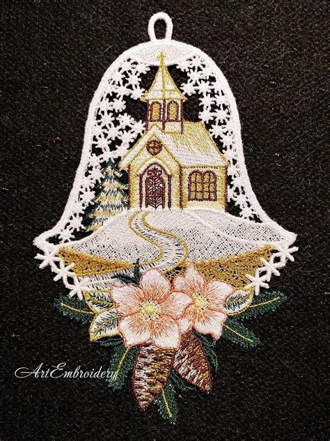 Fsl Christmas Bell Embroidery Design Collection By Artembroidery