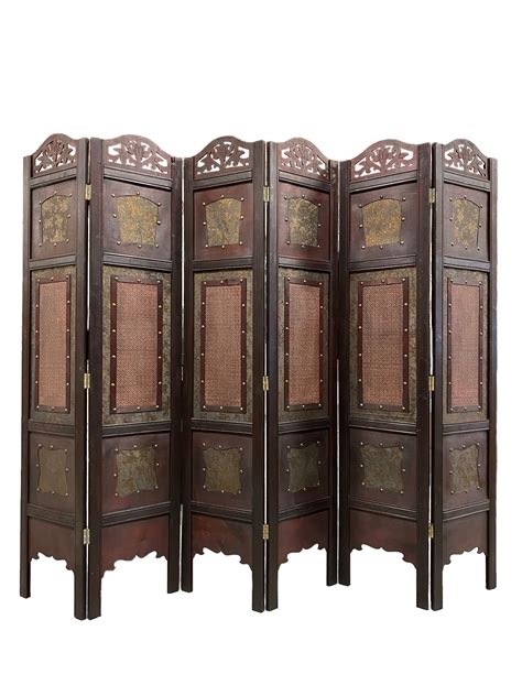 Dragon Arts Vintage Oriental Style Panels Screen Room Divider