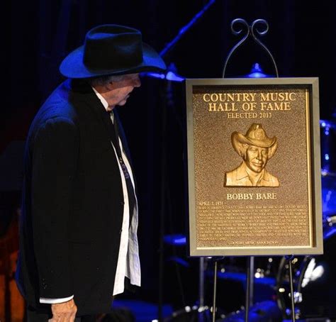 Bobby Bare In Country Music Hall Of Fame Medallion Ceremony Country