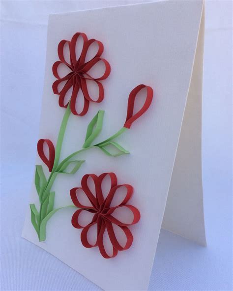 Give them a gift of fun and entertainment with bookmyshow gift cards. Quilled flowers card.So beautiful and a great gift card for yours lovers..Handmade greetings ...