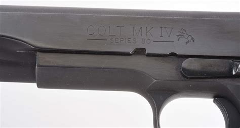 Lot Detail M Colt Government Model Series 80 Semi Automatic Pistol
