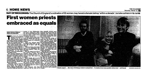 Women Ordination Vote From The Archive 27 Feb 1987 From The