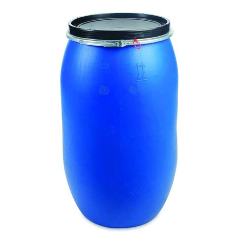 OiPPS Litre Plastic Blue Open Top Barrel With Lid Ring UN Approved Food Grade Buy Online