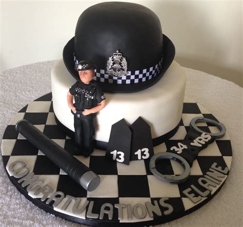Policewomans Retirement Cake Retirement Cakes Cake Police Cakes