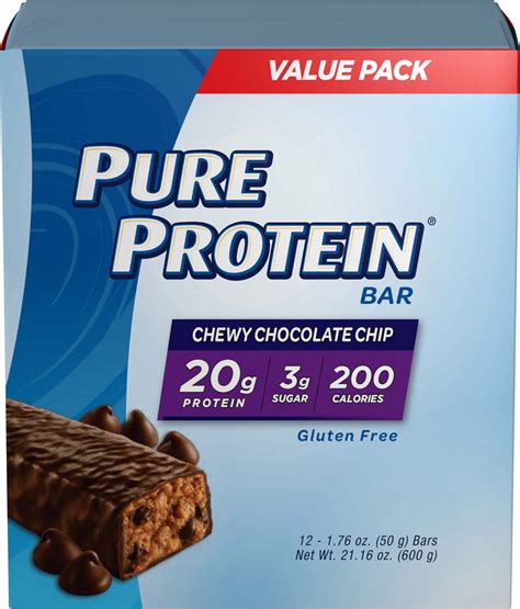 Pure Protein® High Protein Bar Chewy Chocolate Chip 275 Ounce Bar