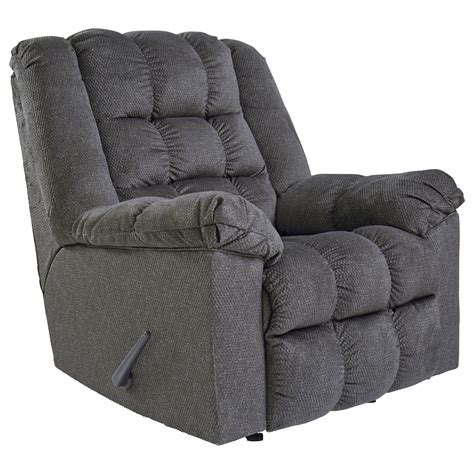 Signature Design By Ashley Drakestone 3540225 Casual Rocker Recliner With Heat And Massage