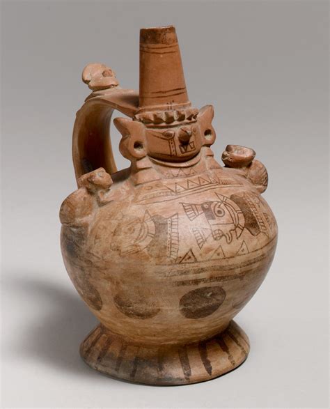 Bottle with Mythic Figure [Sicán or Lambayeque] (1970.245.37) | Heilbrunn Timeline of Art ...