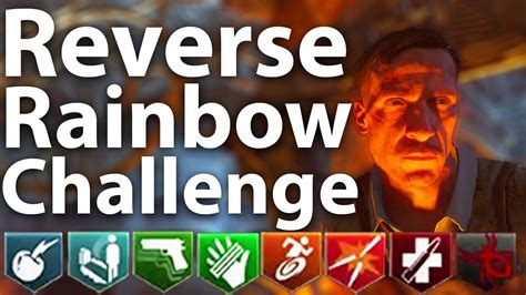 Der Eisendrache Reverse Rainbow Perk Challenge Call Of Duty Black