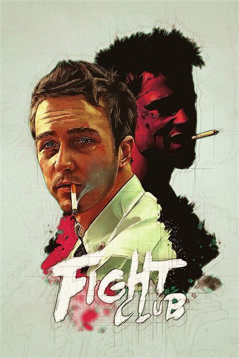 Fight Club Fan Art Poster Fight Club Poster Fight Club Fight Club