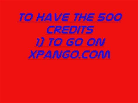 Free 500 Credits On Xpango YouTube
