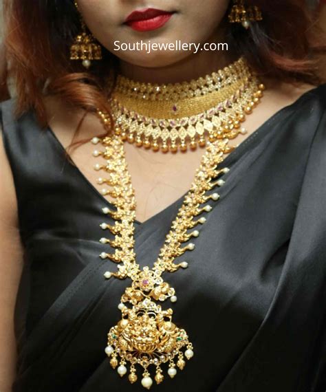 Antique Gold Jewellery Collection By Tanishq Indian Jewellery Designs