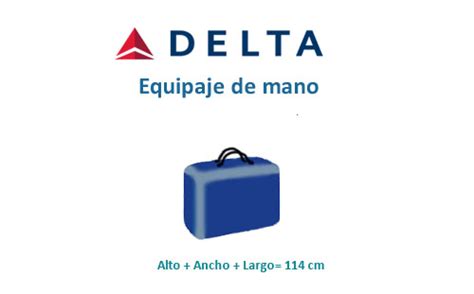 bruscamente Dialecto División delta airlines equipaje de mano