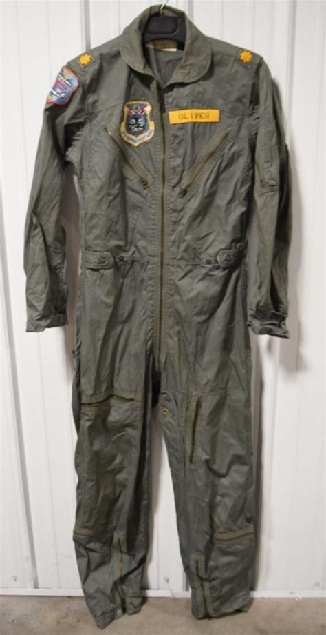 Sold Price Named Vietnam War Era Us Military Flight Suit K 2b