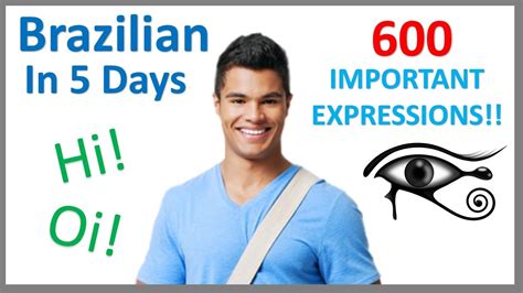 Learn Brazilian Portuguese In 5 Days Conversation For Beginners Youtube