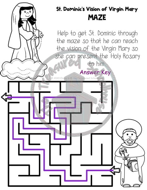 Our Lady Of The Rosary Worksheet And Activity Pack Made By Teachers