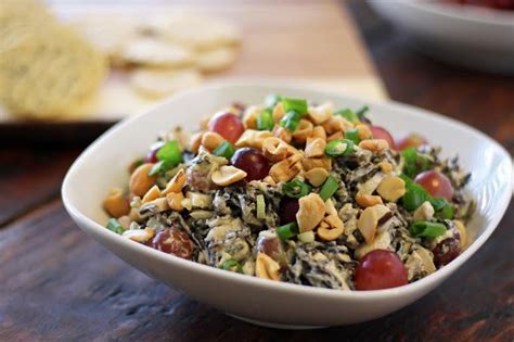 Wild Rice Salad With Chicken And Grapes Artful Dishes