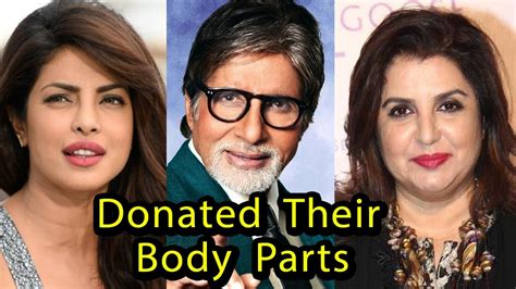 10 Bollywood Celebs Who Donated Their Body Parts Youtube