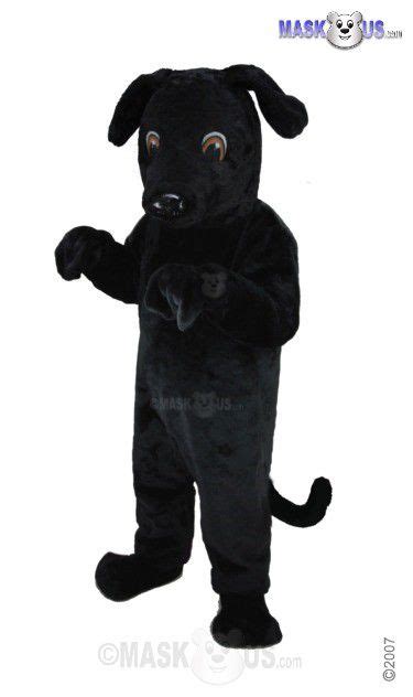 Black Lab Deluxe Adult Size Labrador Retriever Dog Mascot Costume