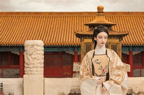 Ming dynasty / empress of the ming: Ming Dynasty Lady's Dress 明朝女袍