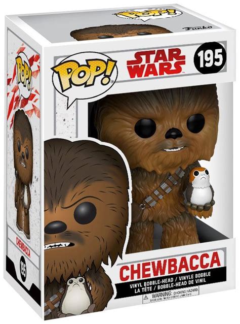Figurine Pop Star Wars 8 Les Derniers Jedi 195 Pas Chère Chewbacca