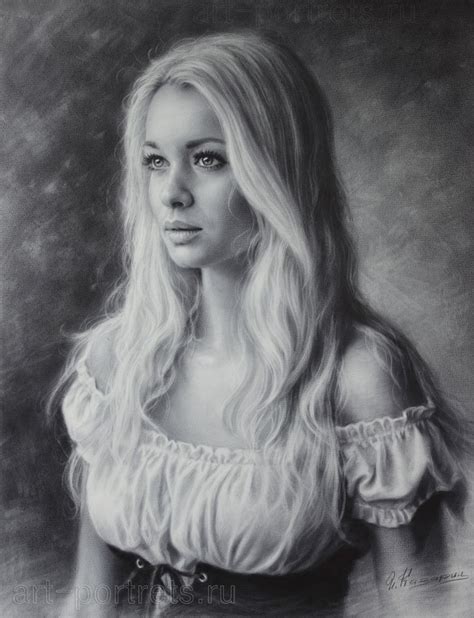 Black And White Drawings Of Beautiful Girl And Famous Actresses