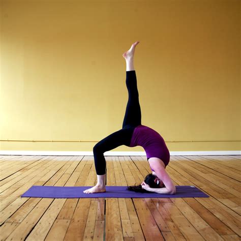 One Legged Inverted Staff Yoga Poses For Spine Flexibility Popsugar