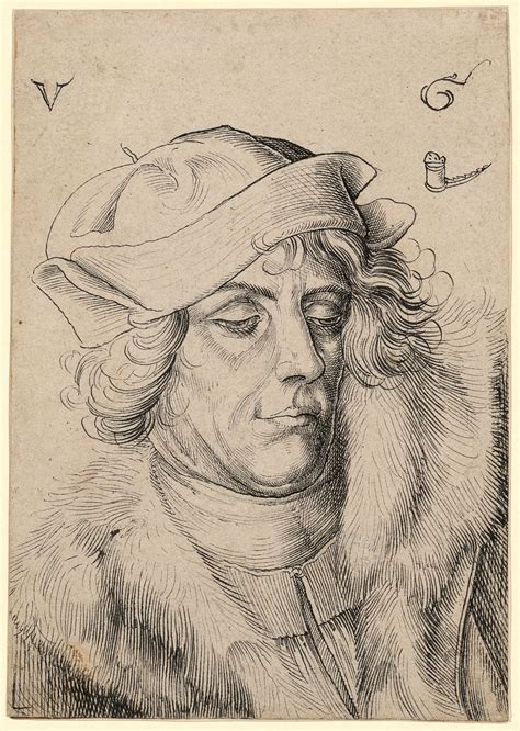 Urs Graf Solothurn Um 1485 152728 Bildnis Eines Mannes Mit Barett