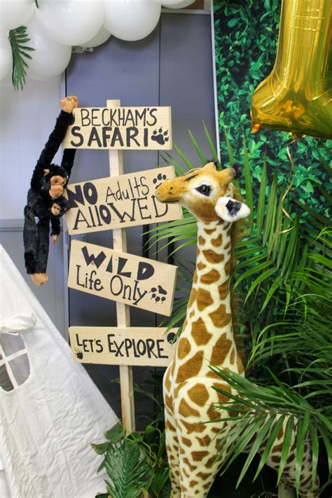 Wild One Safari Party First Birthday Ideas And Decor Parties365 In