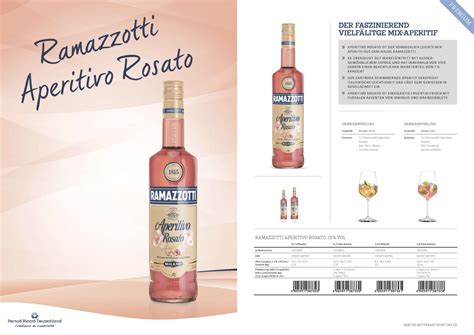 Diese ramazzotti sorten werden vom hersteller produziert. Kräuter/Amaro/Bitter