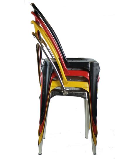 Chaise style industriel pas cher beau chaise tulix wood style maison pinterest. Chaise Style Industriel en Métal Vintage Noir - Wadiga.com
