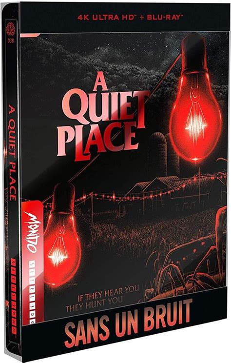A Quiet Place Sans Un Bruit Limited Edition Steelbook K