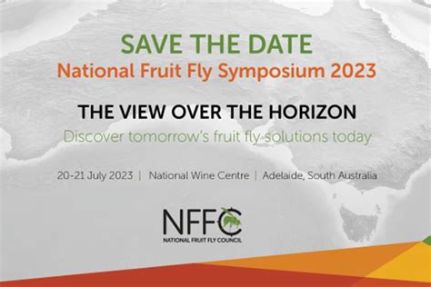 Get Ready For The Nffc National Fruit Fly Symposium National Fruit