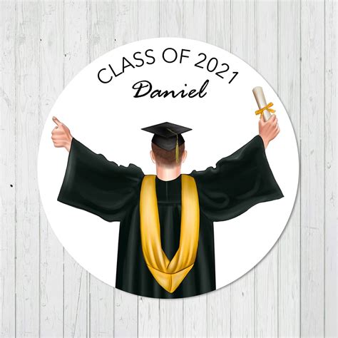 Personalized Graduation Stickers Graduation Party Stickers Etsy
