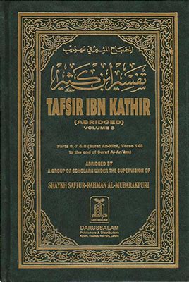 Alim provides quran tafsir ibn kathir, interpretation of noble quran. Tafsir Ibn Kathir Vol. 7 - AdviceForParadise
