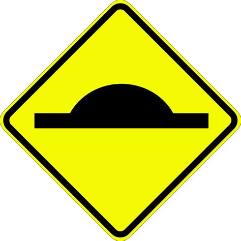Speed Hump Symbol Road Signs Uss