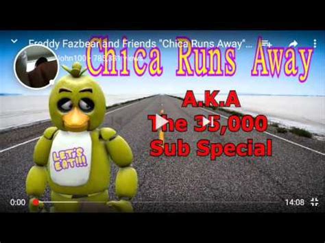 Reaction To Freddy Fazbear And Friends Chica Runs Away Youtube