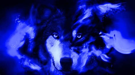 100 Cool Blue Wolf Wallpapers